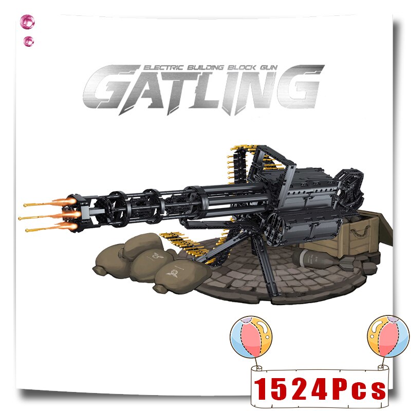 Gatling Sniper Rifle   MOC    ..